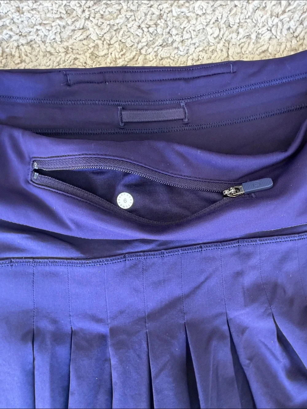 lululemon athletica pleated mini